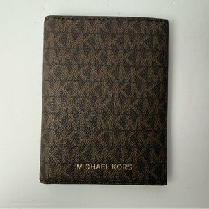 Michael Kors Signature Brown Card Holder
